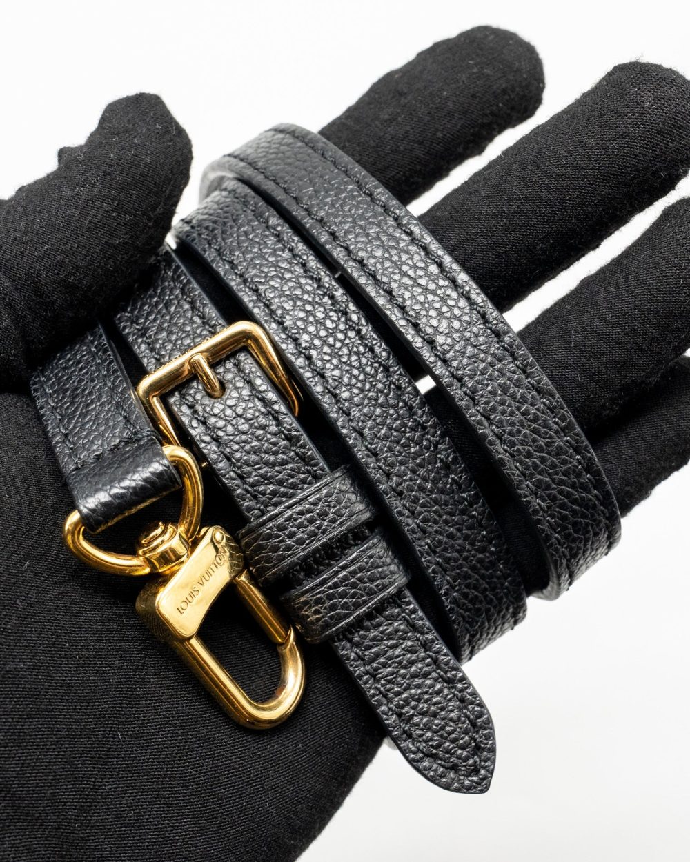 AAA Replica Louis Vuitton LV ONTHEGO PM MONOGRAM EMPREINTE LEATHER BLACK GHW