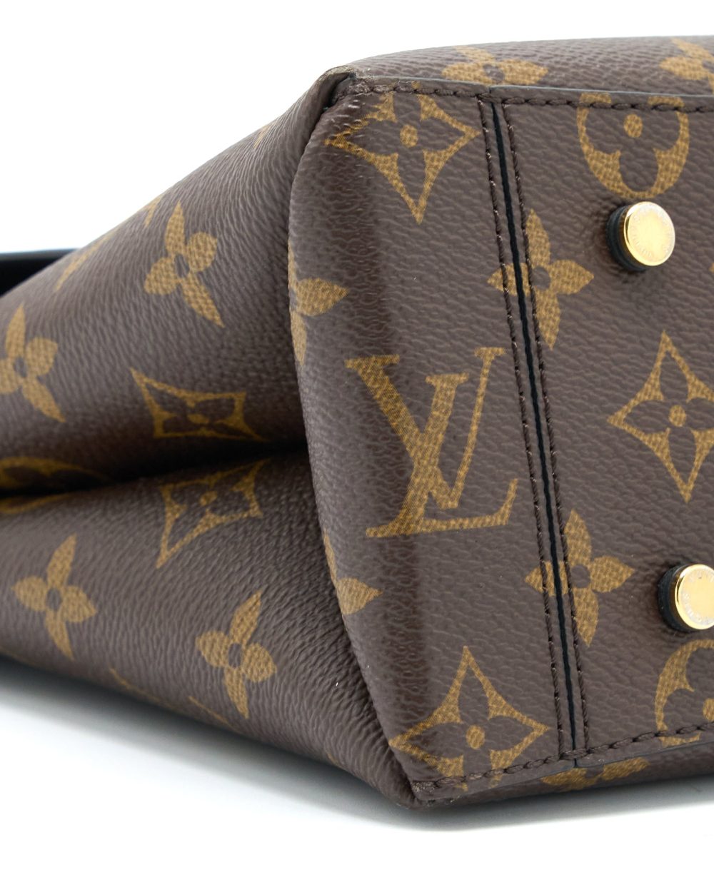 AAA Replica Louis Vuitton LV ONE HANDLE FLAP BAG MM MONOGRAM CANVAS/BLACK GHW