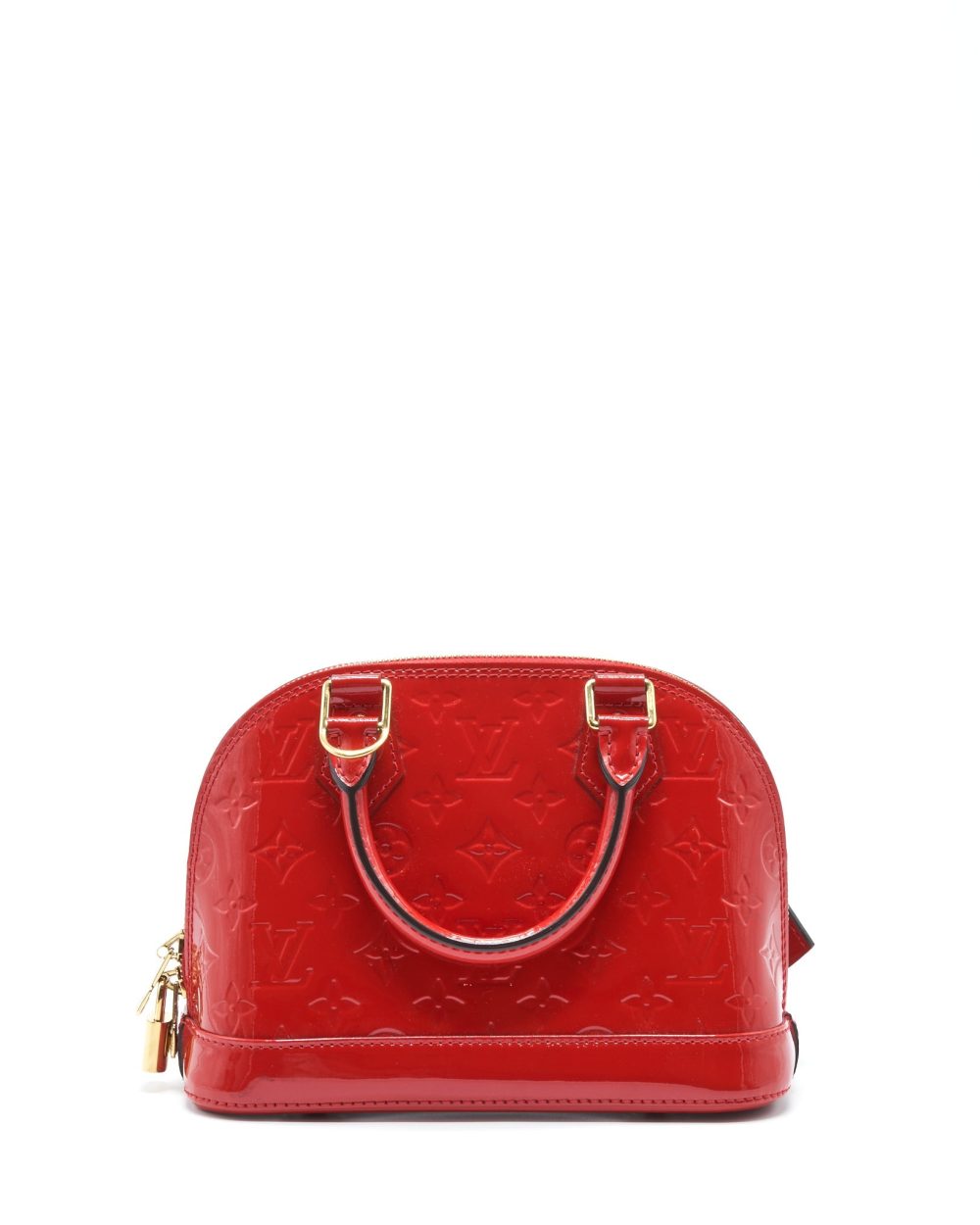 AAA Replica Louis Vuitton LV ALMA BB PATENT RED WITH GHW