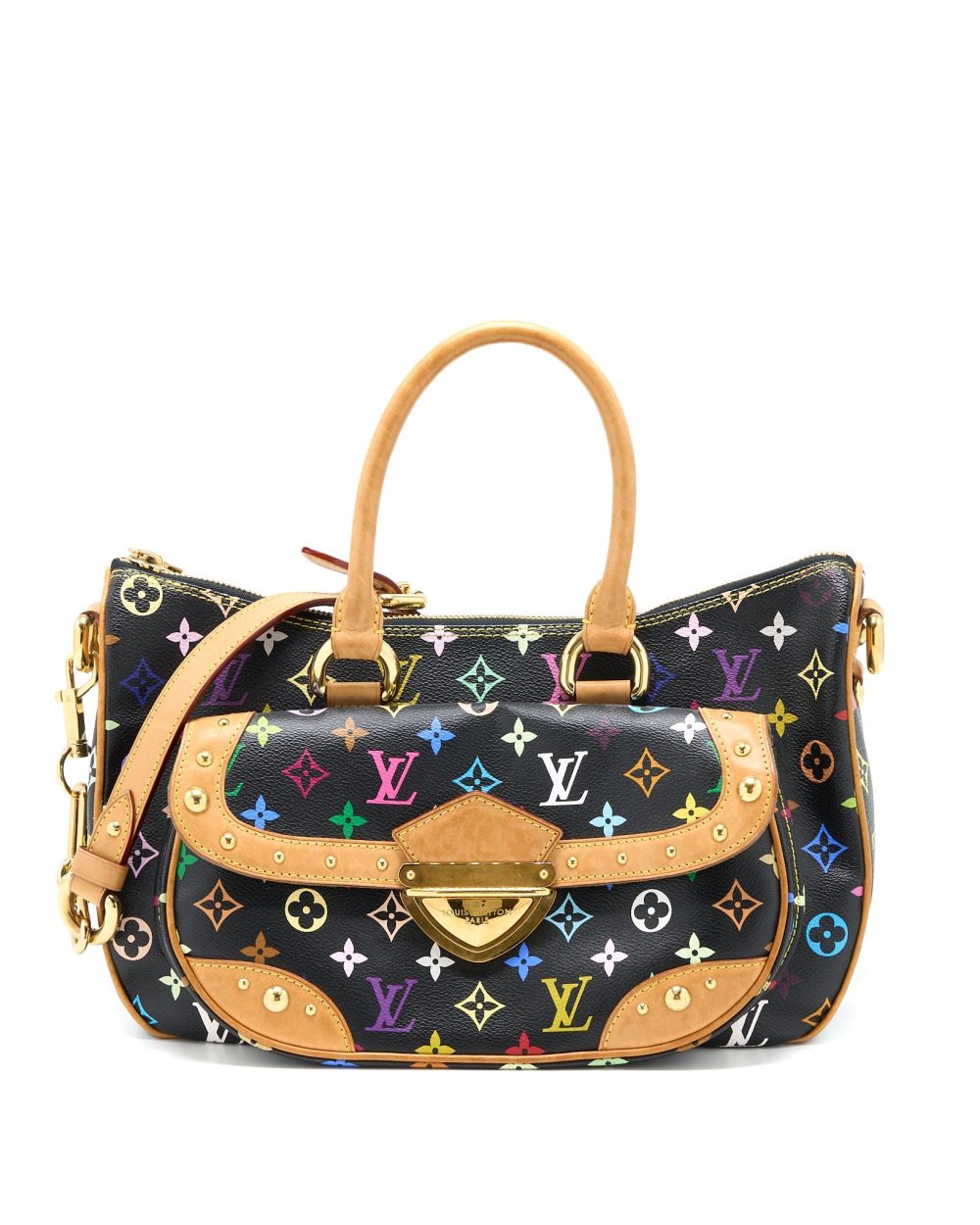 AAA Replica Louis Vuitton LV RITA BAG MULTICOLOUR MONOGRAM CANVAS BLACK GHW