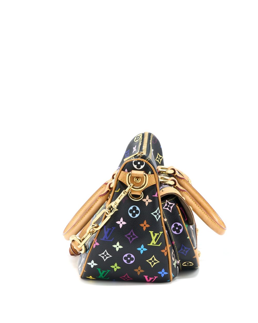 AAA Replica Louis Vuitton LV RITA BAG MULTICOLOUR MONOGRAM CANVAS BLACK GHW