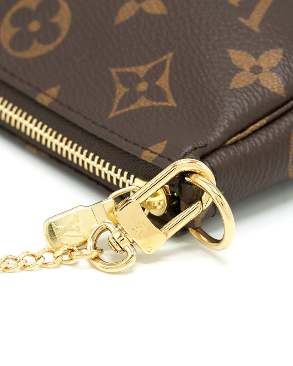 AAA Replica Louis Vuitton LV MINI POCHETTE ACCESSORIES YEAR 2020 MONOGRAM CANVAS