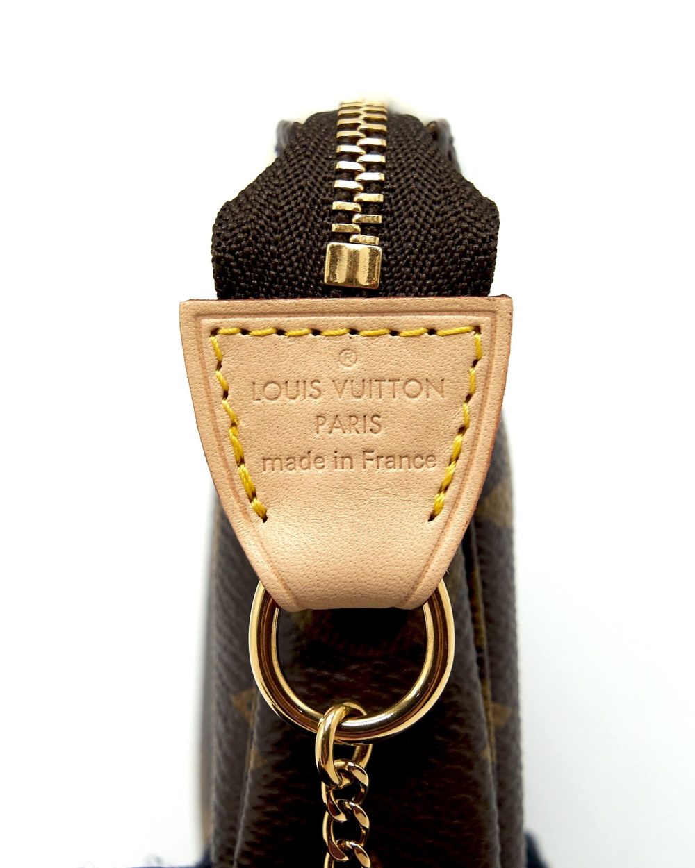 AAA Replica Louis Vuitton LV MINI POCHETTE ACCESSORIES YEAR 2020 MONOGRAM CANVAS