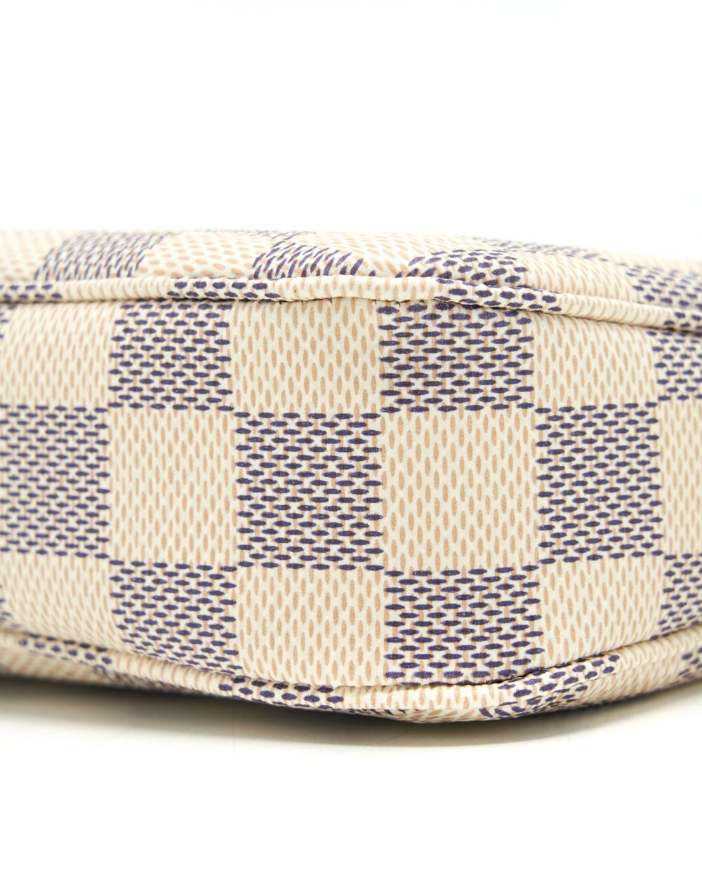 AAA Replica Louis Vuitton LV POCHETTE ACCESSORIES DAMIER AZUR CANVAS GHW