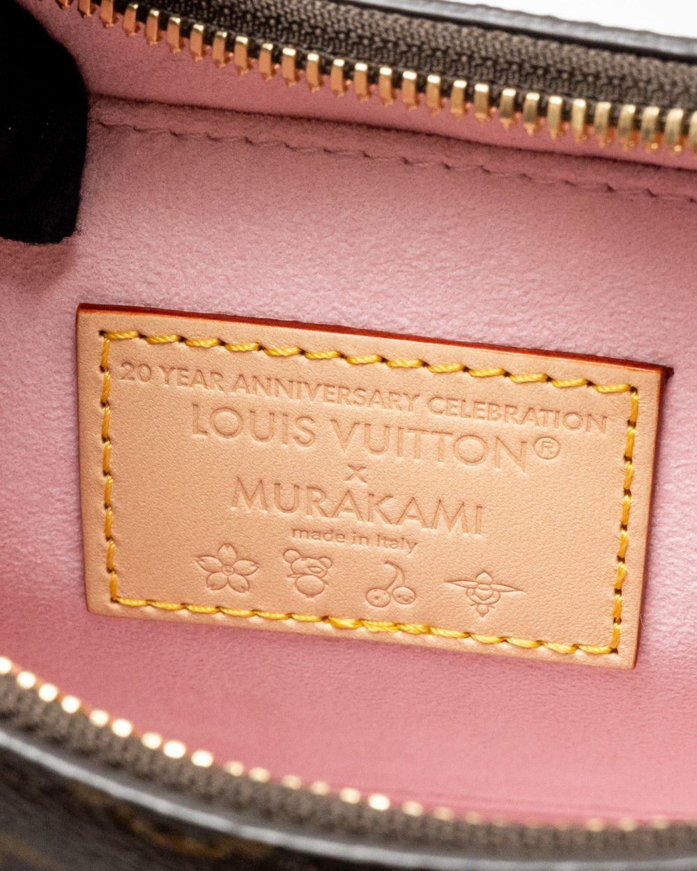 AAA Replica Louis Vuitton LV X TAKASHI MURAKAMI BOULOGNE PM CHERRY BLOSSOM MONOGRAM CANVAS GHW