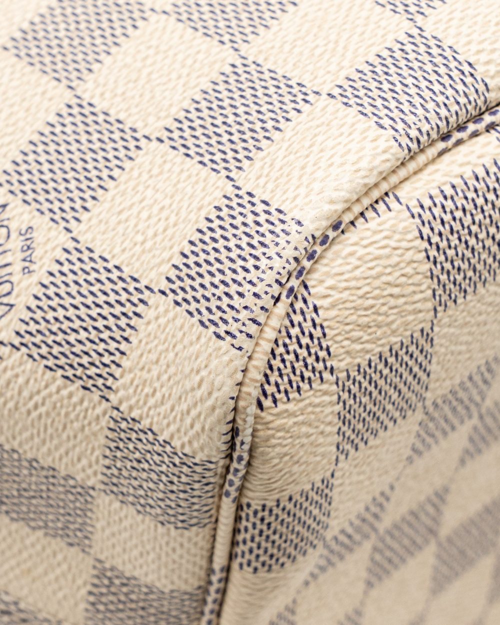 AAA Replica Louis Vuitton LV NEVERFULL MM DAMIER AZUR GHW