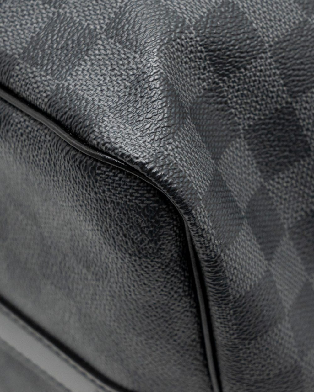 AAA Replica Louis Vuitton LV KEEPALL BANDOULIERE 45 DAMIER GRAPHITE CANVAS BLACK SHW