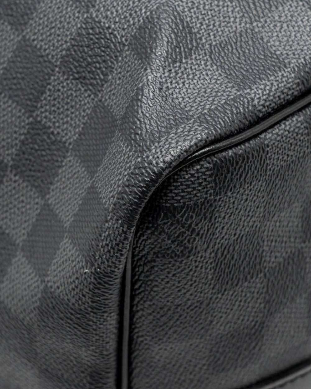 AAA Replica Louis Vuitton LV KEEPALL BANDOULIERE 45 DAMIER GRAPHITE CANVAS BLACK SHW