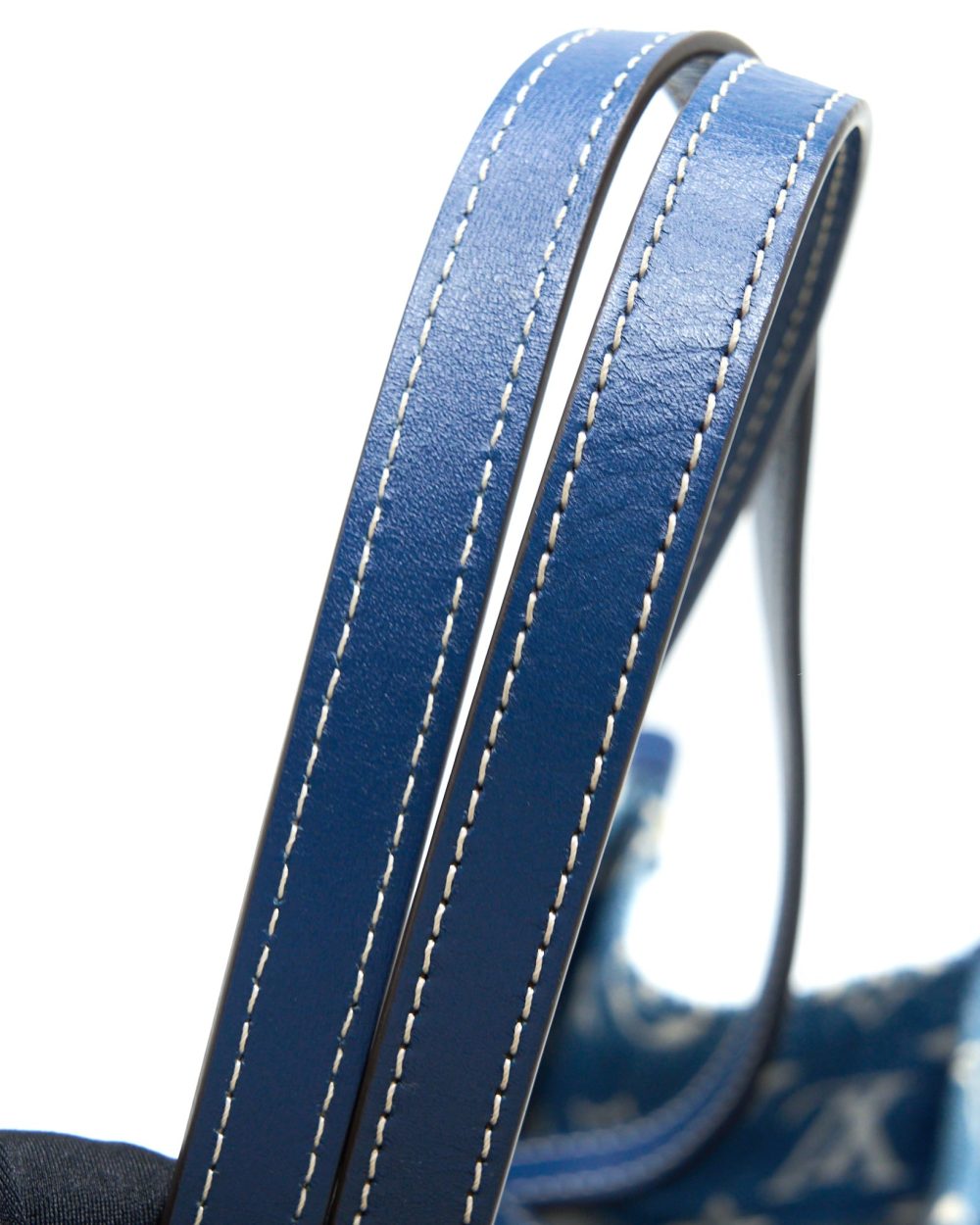 AAA Replica Louis Vuitton LV ONTHEGO MM MONOGRAM DENIM BLUE GHW