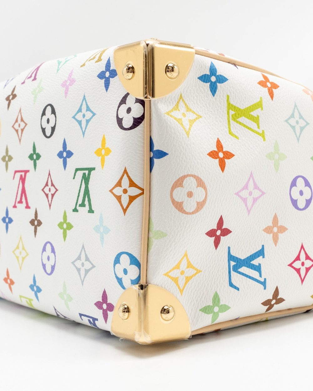 AAA Replica Louis Vuitton LV LV X TM SPEEDY BANDOULIÈRE 25 MONOGRAM CANVAS WHITE/ MULTICOLOUR GHW