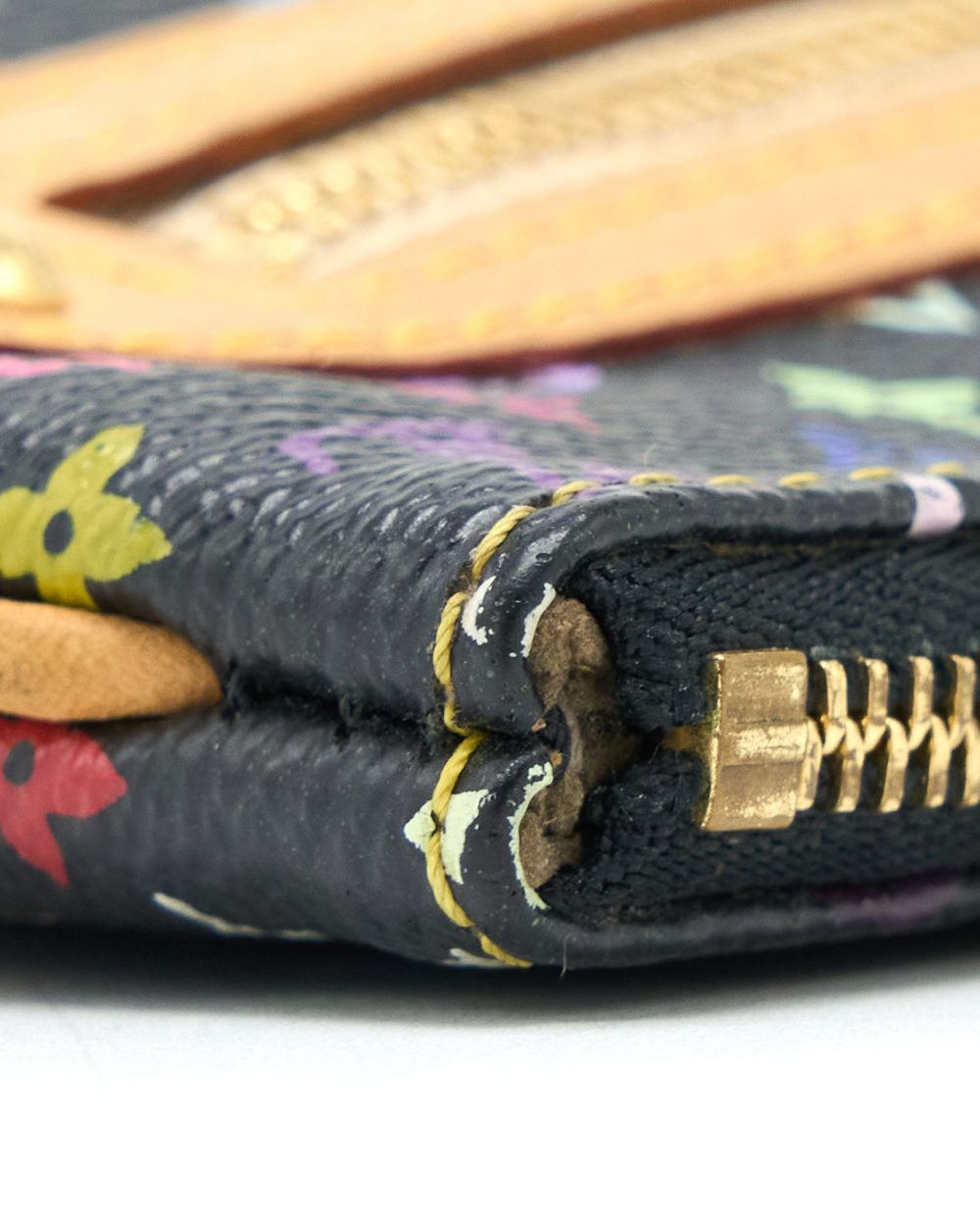 AAA Replica Louis Vuitton LV VINTAGE CLUTCH BLACK/MULTICOLOUR GHW
