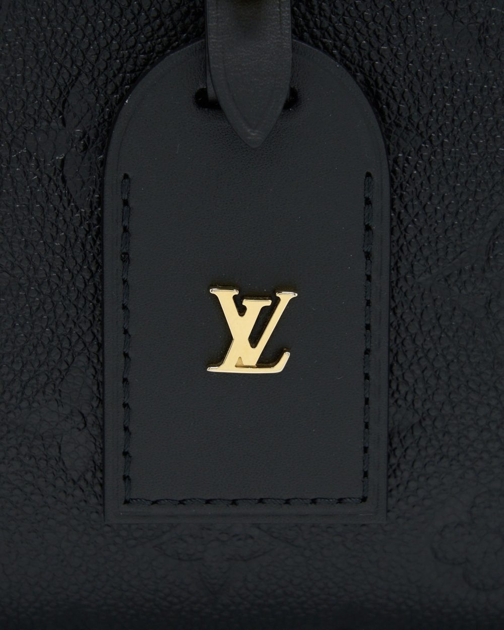 AAA Replica Louis Vuitton LV PETITE MALLE SOUPLE MONOGRAM EMPREINTE BLACK GHW