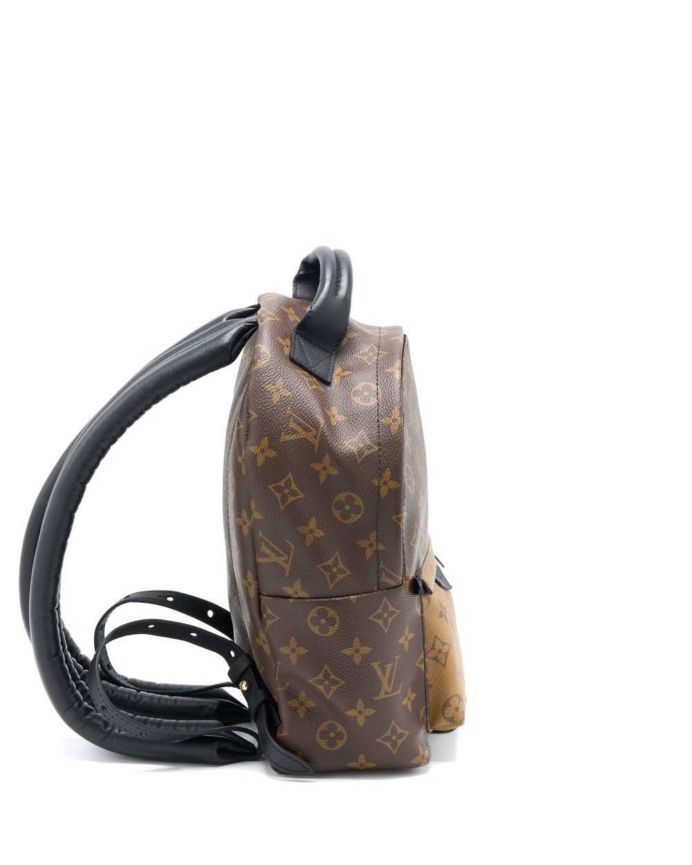 AAA Replica Louis Vuitton LV PALM SPRING BACKPACK PM MONOGRAM REVERSE CANVAS GHW