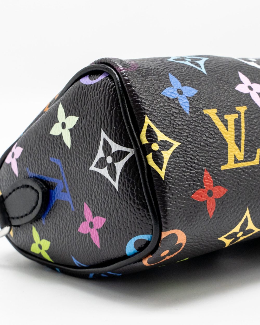 AAA Replica Louis Vuitton LV X TAKASHI MURAKAMI NANO SPEEDY MULTICOLOURED MONOGRAM CANVAS BLACK SHW