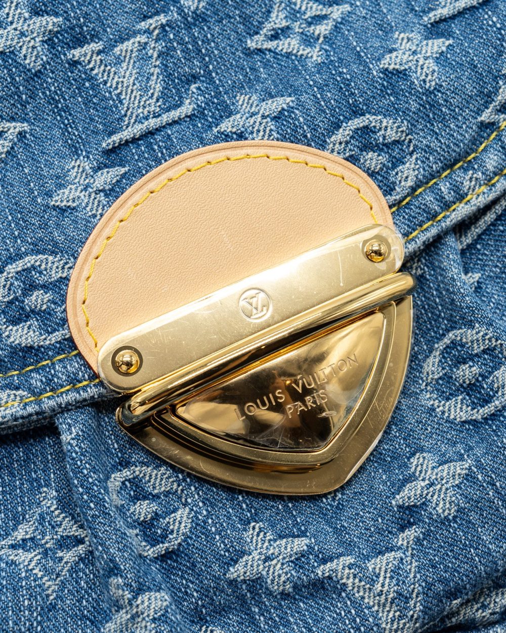 AAA Replica Louis Vuitton LV SUNSET BAG DENIM BLUE GHW (NEW VERSION)