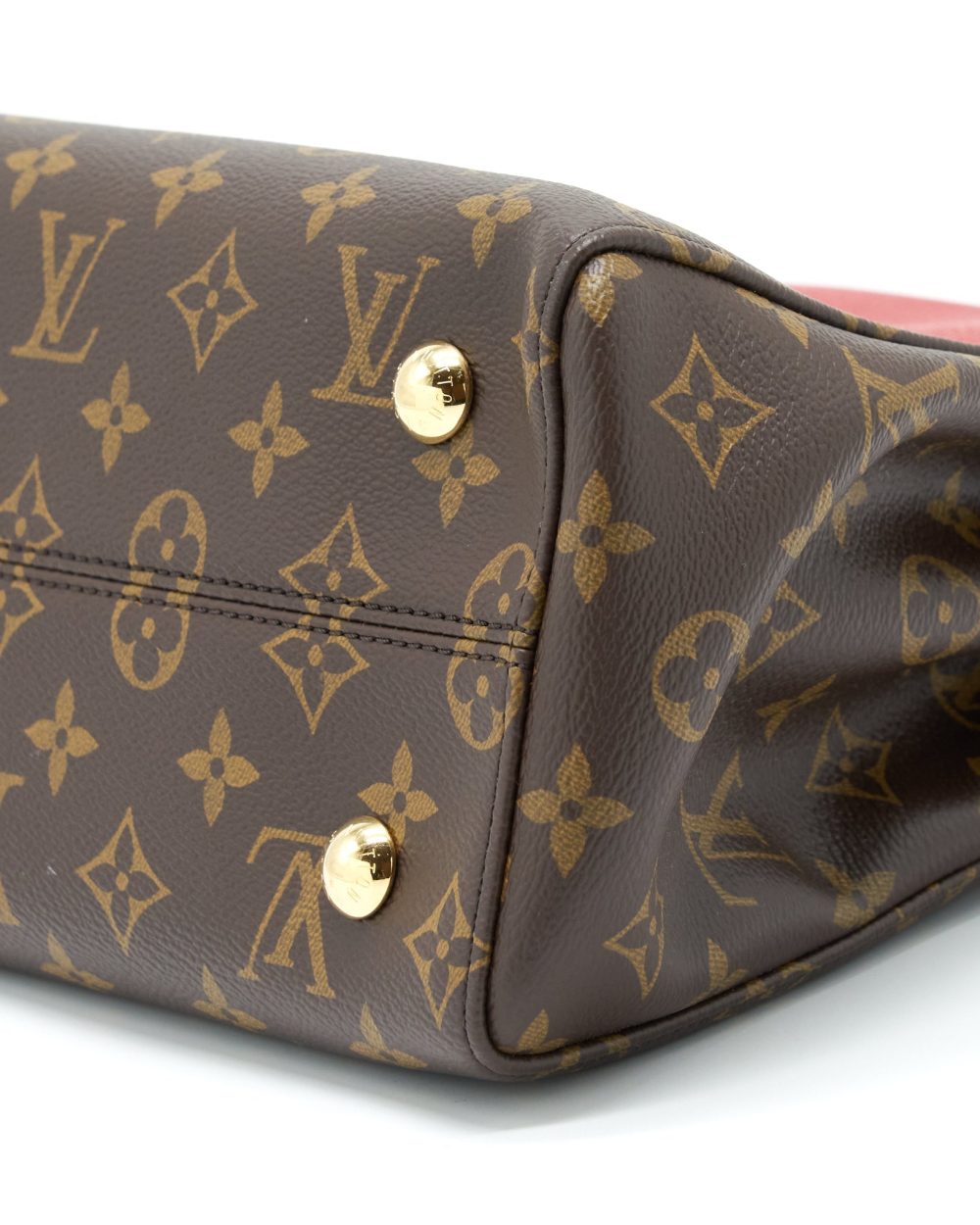 AAA Replica Louis Vuitton LV VENUS BAG LEATHER/MONOGRAM CANVAS RED YEAR 2016