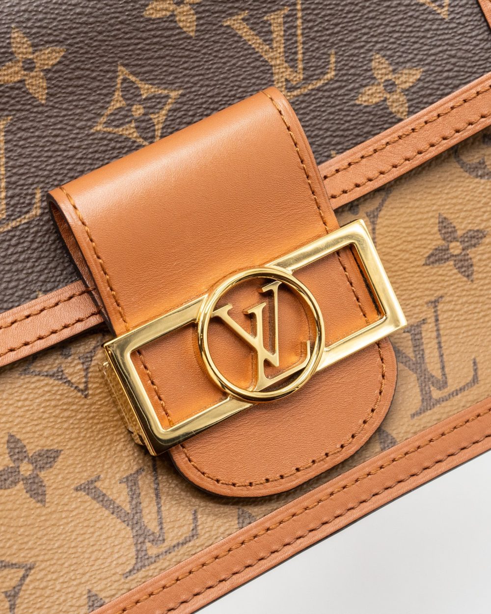 AAA Replica Louis Vuitton LV MINI DAUPHINE MONOGRAM CANVAS GHW