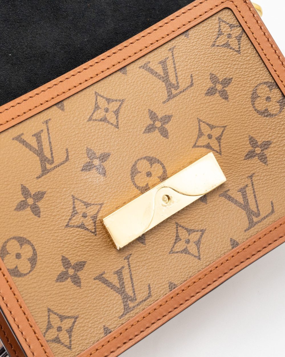 AAA Replica Louis Vuitton LV MINI DAUPHINE MONOGRAM CANVAS GHW