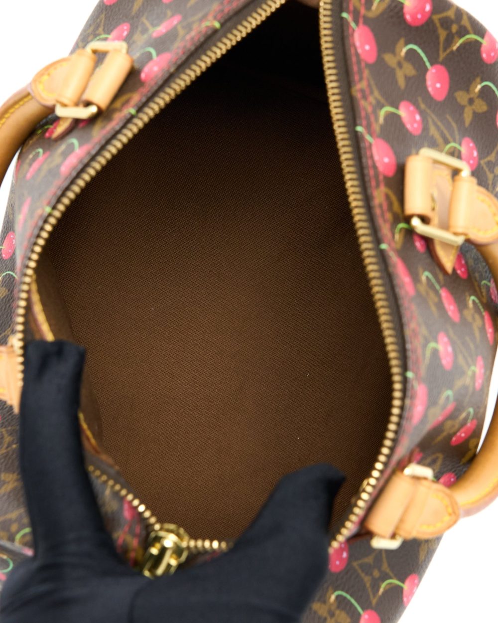 AAA Replica Louis Vuitton LV SPEEDY 25 CHERRY BLOSSOM MONOGRAM CANVAS GHW