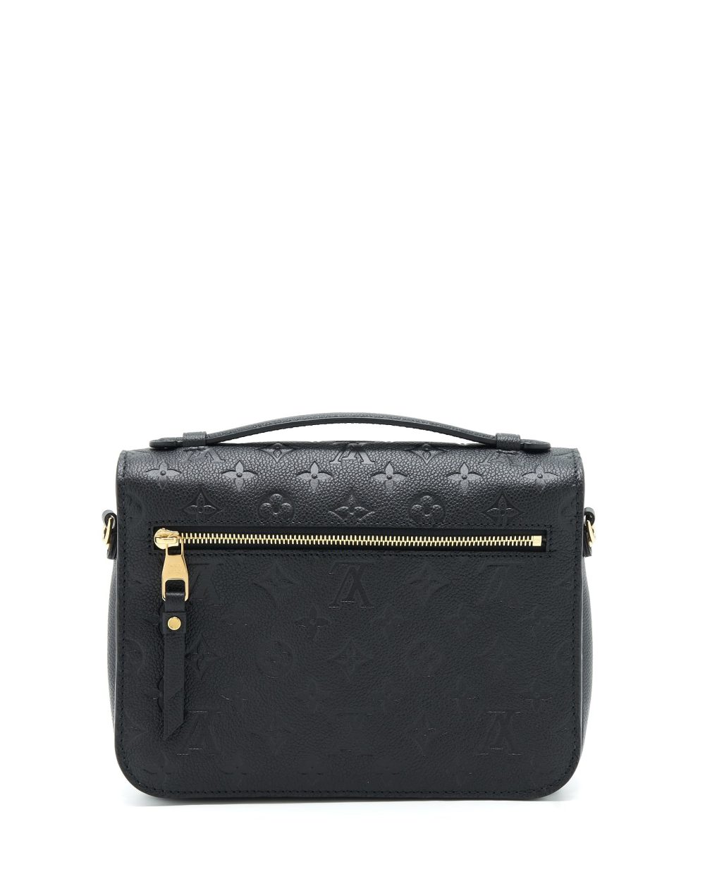 AAA Replica Louis Vuitton LV POCHETTE MÉTIS MONOGRAM EMPREINTE BLACK GHW