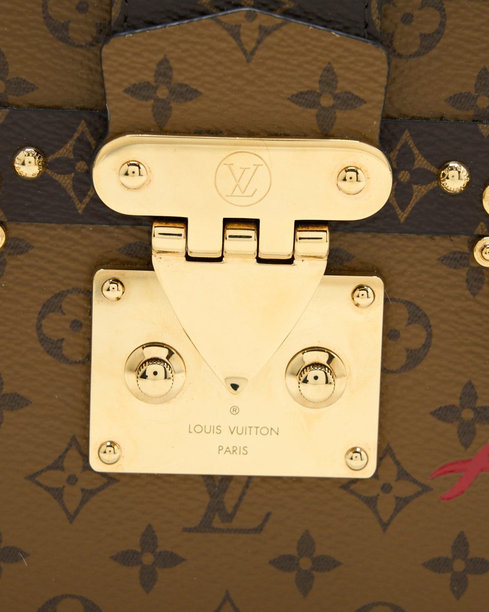 AAA Replica Louis Vuitton LV PETITE MALLE MONAGRAM REVERSE CANVAS GHW