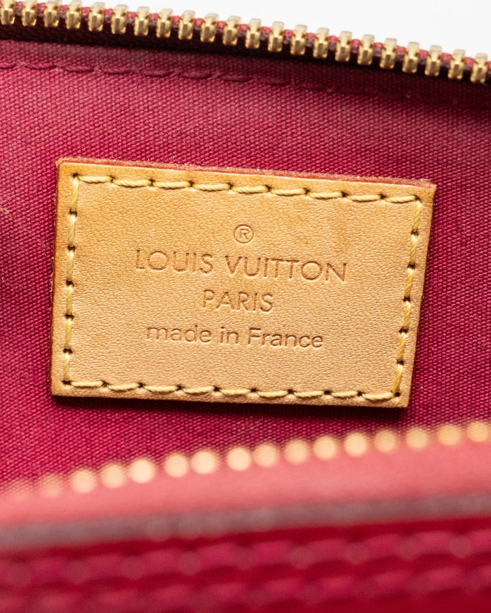 AAA Replica Louis Vuitton LV ALMA BB PATENT INDIAN ROSE GHW