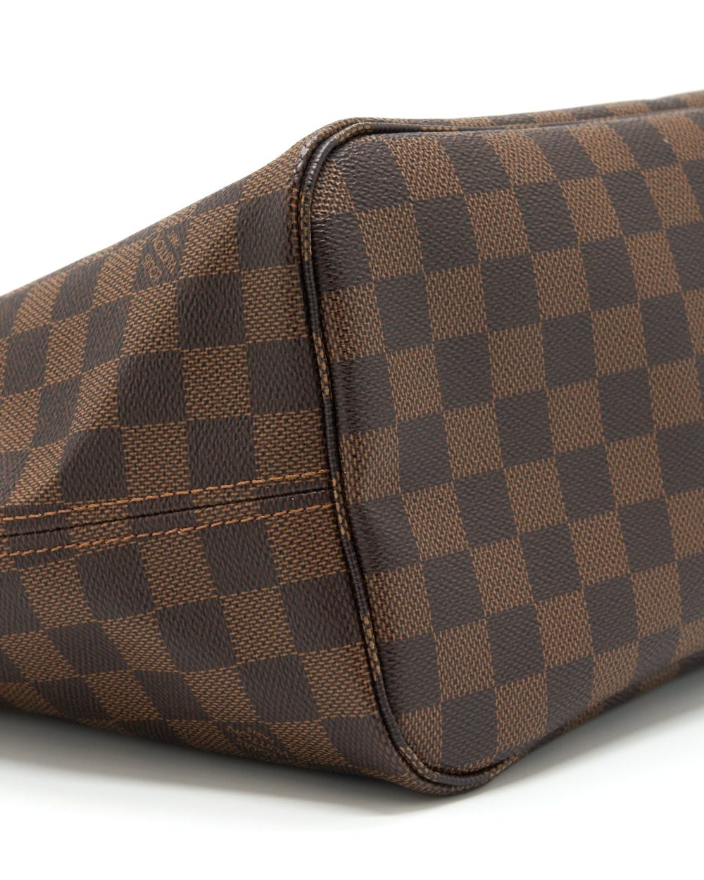 AAA Replica Louis Vuitton LV NEVERFULL MM DAMIER EBENE ROSE BALLERINE GHW
