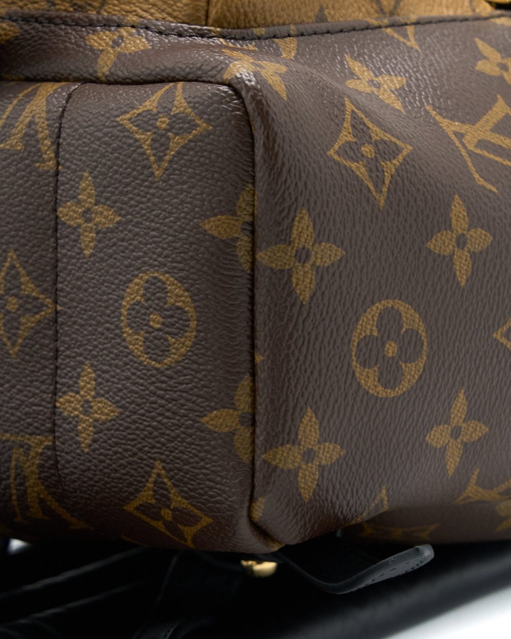 AAA Replica Louis Vuitton LV PALM SPRING BACKPACK PM MONOGRAM REVERSE CANVAS GHW