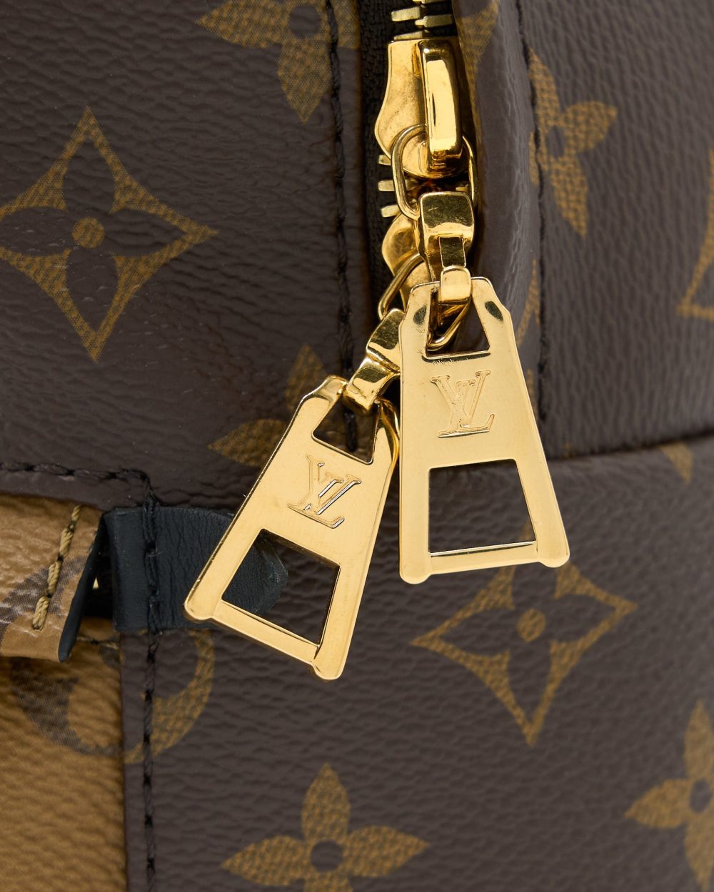 AAA Replica Louis Vuitton LV PALM SPRING BACKPACK PM MONOGRAM REVERSE CANVAS GHW