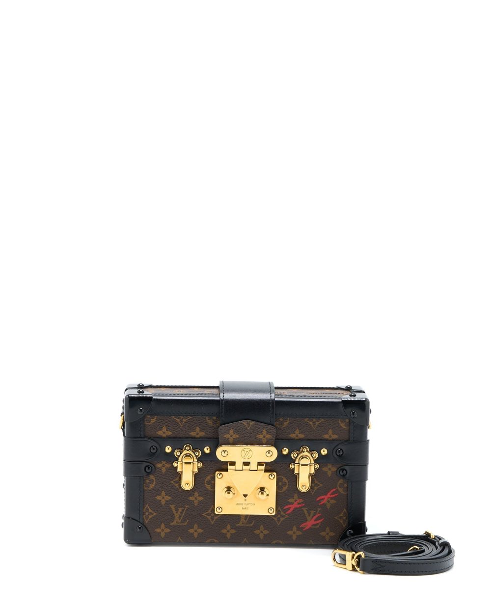 AAA Replica Louis Vuitton LV PETITE MALLE MONOGRAM CANVAS / LEATHER GHW