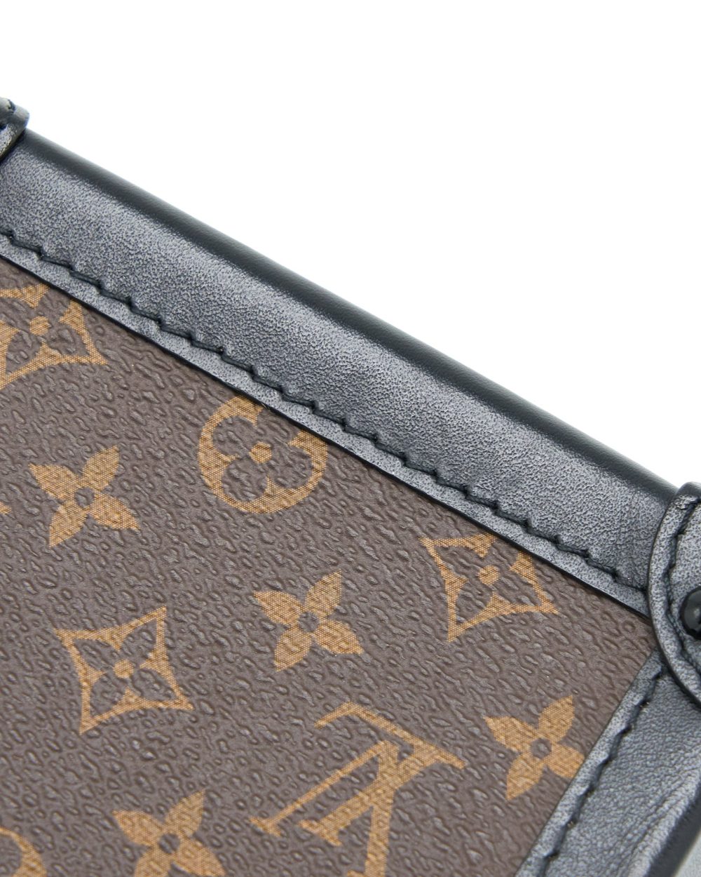 AAA Replica Louis Vuitton LV VERTICAL TRUNK POCHETTE WITH CHAIN MONOGRAM CANVAS GHW