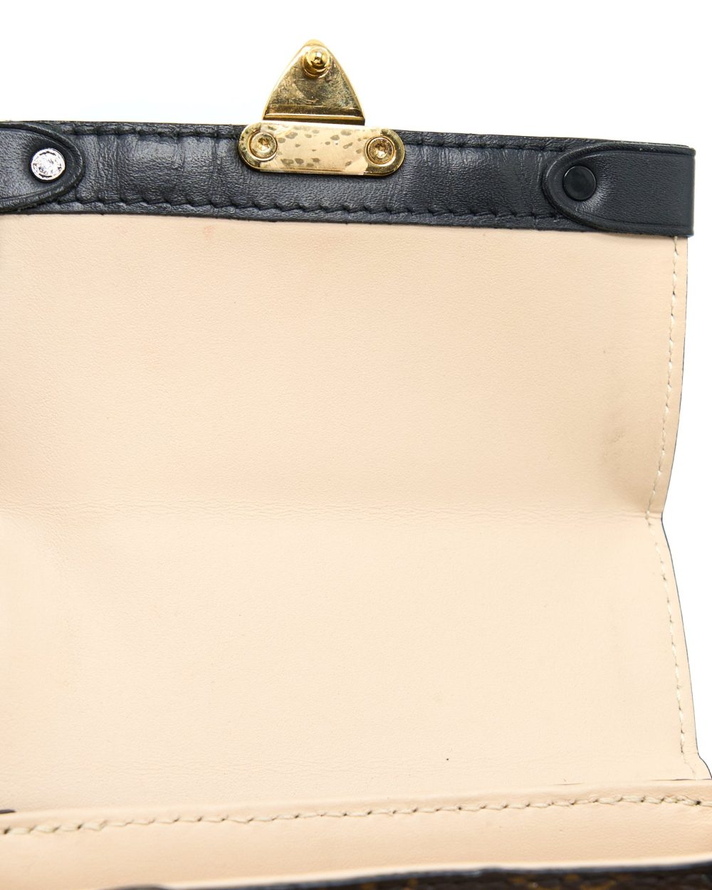 AAA Replica Louis Vuitton LV VERTICAL TRUNK POCHETTE WITH CHAIN MONOGRAM CANVAS GHW