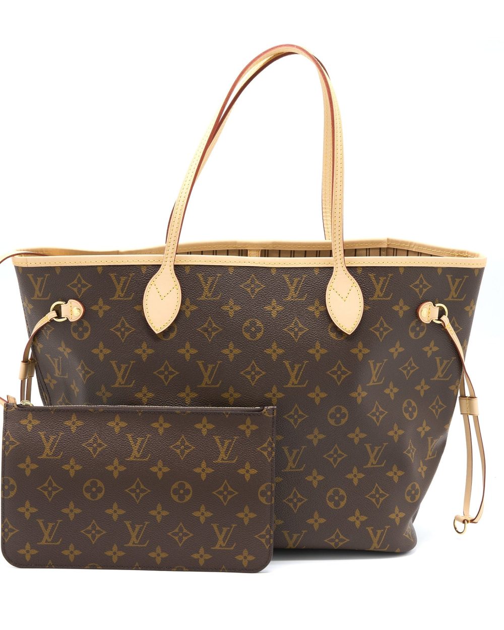 AAA Replica Louis Vuitton LV NEVERFULL MM MONOGRAM CANVAS GHW (NEW VERSION)