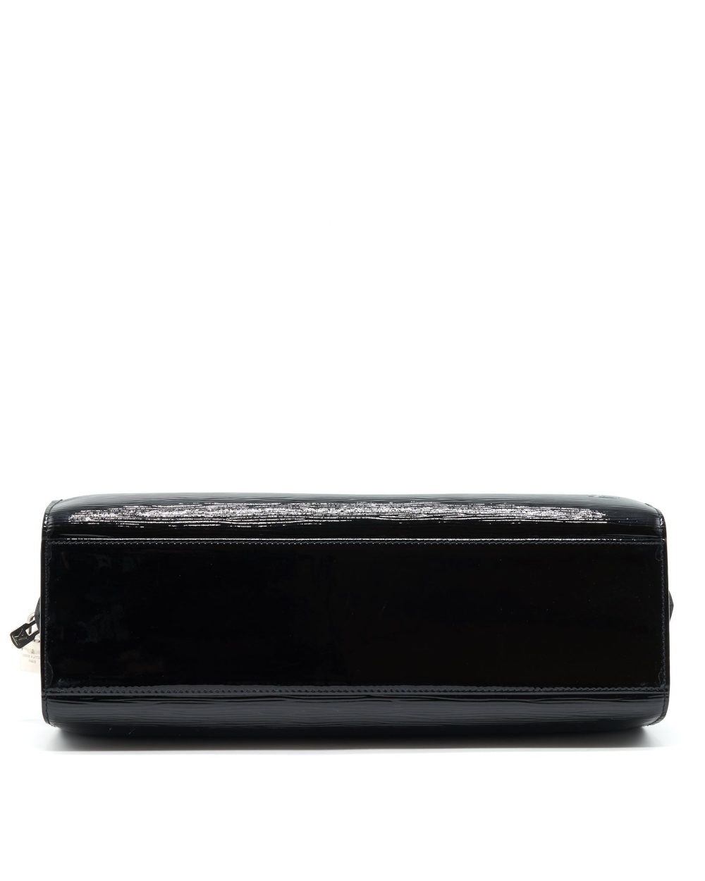 AAA Replica Louis Vuitton LV BOWLING BAG EPI PATENT BLACK