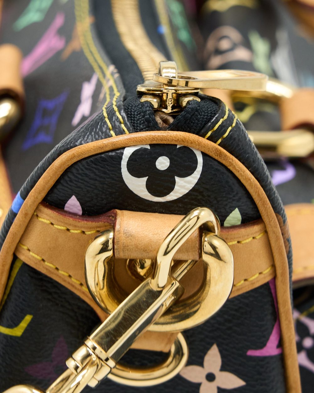 AAA Replica Louis Vuitton LV RITA BAG MULTICOLOUR MONOGRAM CANVAS BLACK GHW