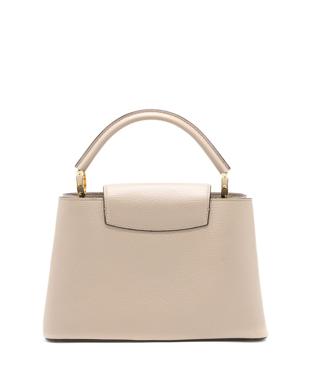 AAA Replica Louis Vuitton LV CAPUCINE MM TAURILLON GALET GHW