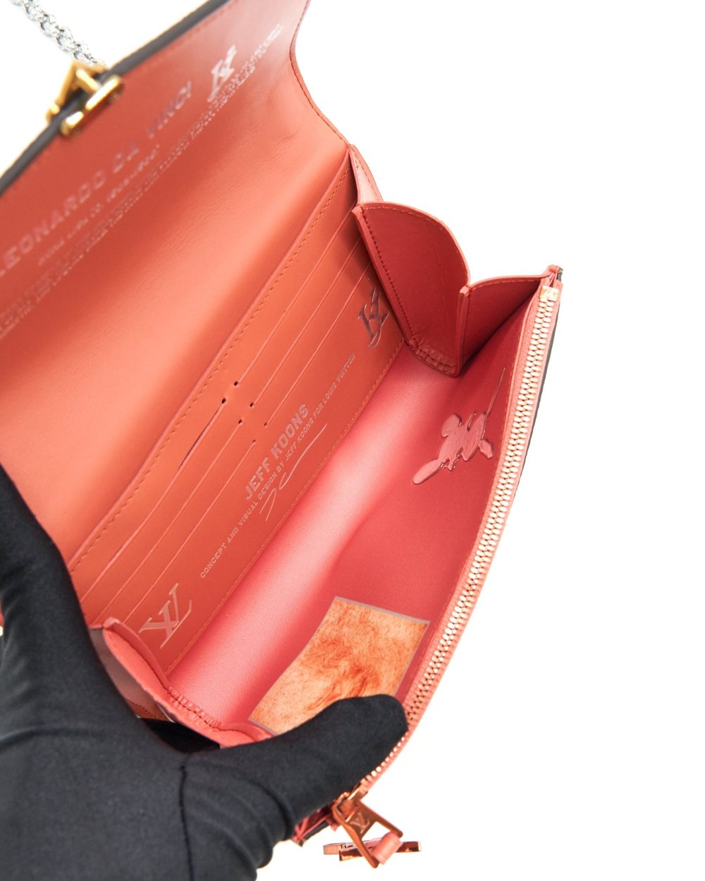 AAA Replica Louis Vuitton LV WALLET ON CHAIN JEFF KOONS DA VINCI LIMITED EDITION