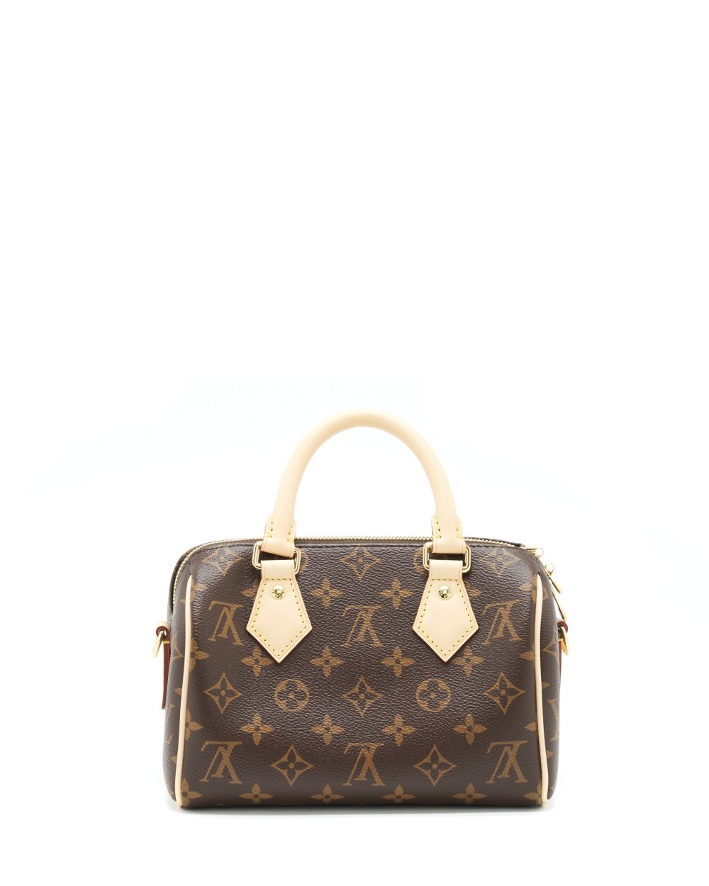 AAA Replica Louis Vuitton LV SPEEDY BANDOULIERE 20 MONOGRAM CANVAS/BLACK MULTICOLOUR STRAP