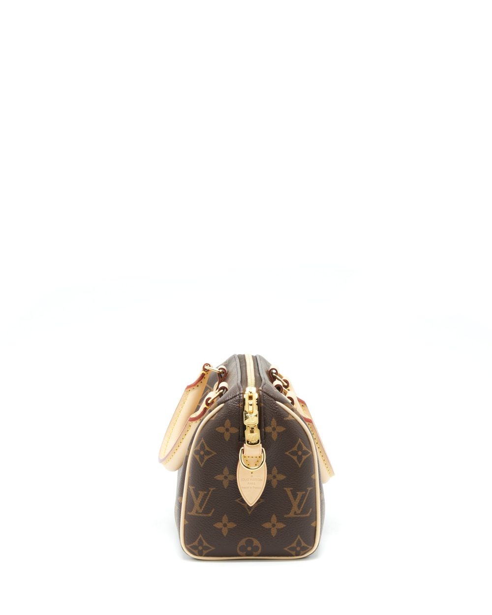 AAA Replica Louis Vuitton LV SPEEDY BANDOULIERE 20 MONOGRAM CANVAS/BLACK MULTICOLOUR STRAP