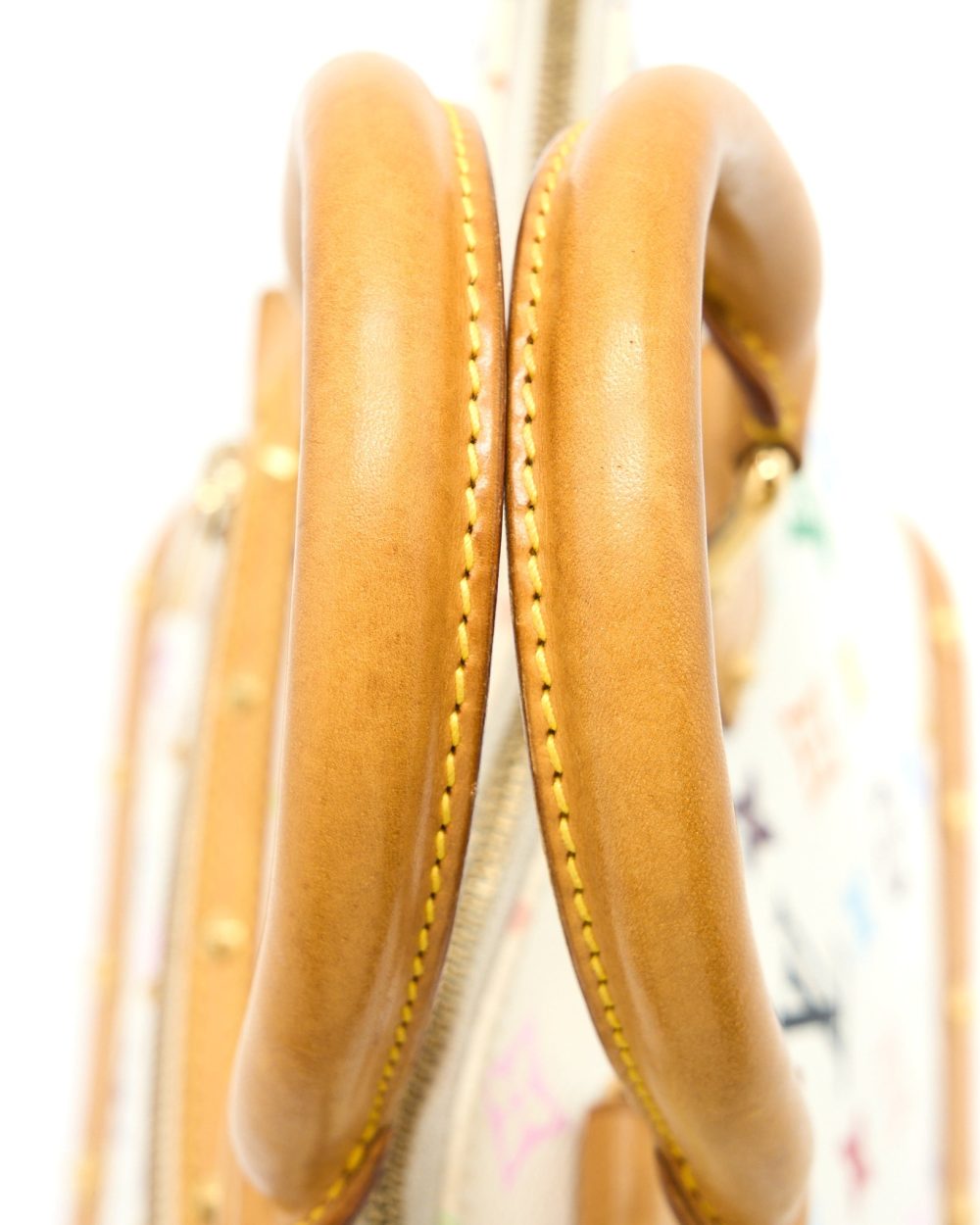 AAA Replica Louis Vuitton LV ALMA BAG MONOGRAM CANVAS WHITE/MULTICOLOURED GHW