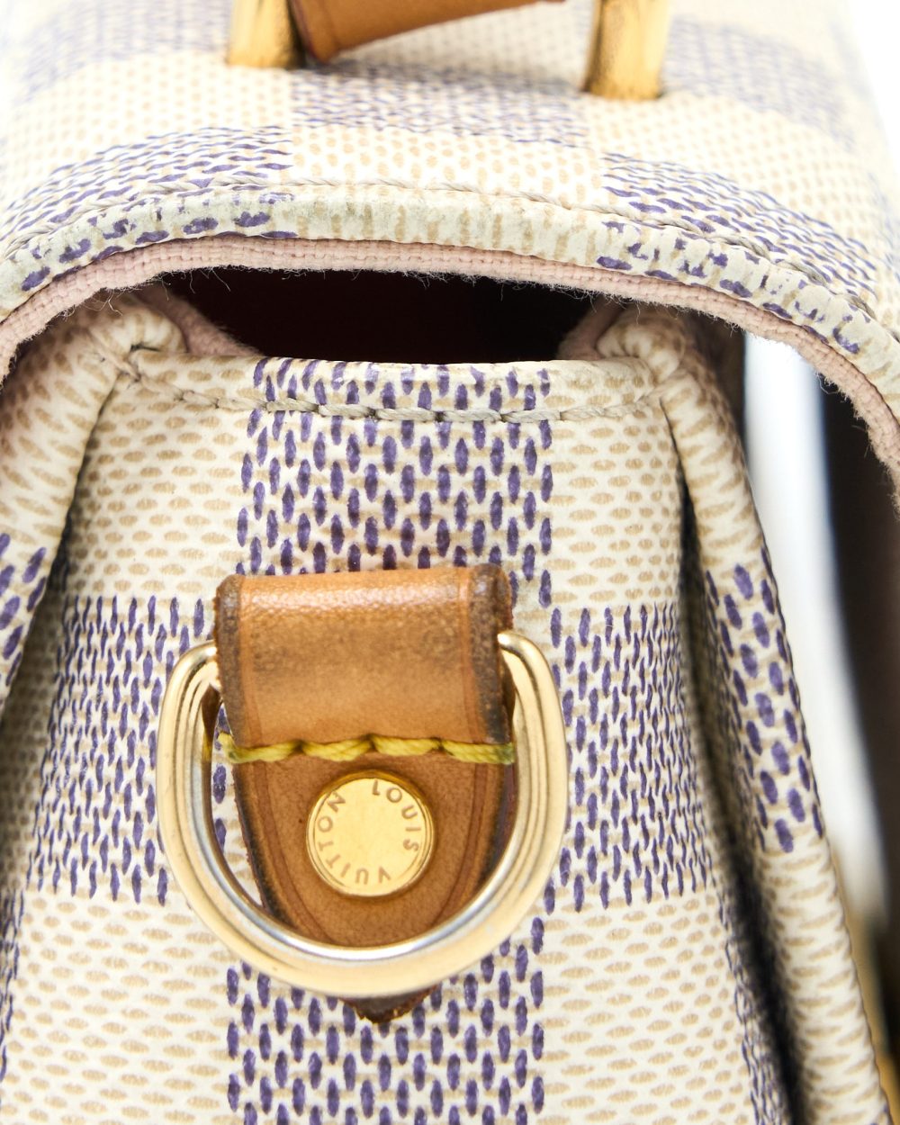 AAA Replica Louis Vuitton LV CROISETTE BAG DAMIER AZUR CANVAS GHW
