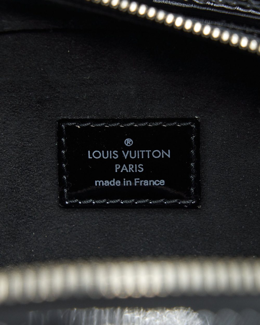 AAA Replica Louis Vuitton LV BOWLING BAG EPI PATENT BLACK