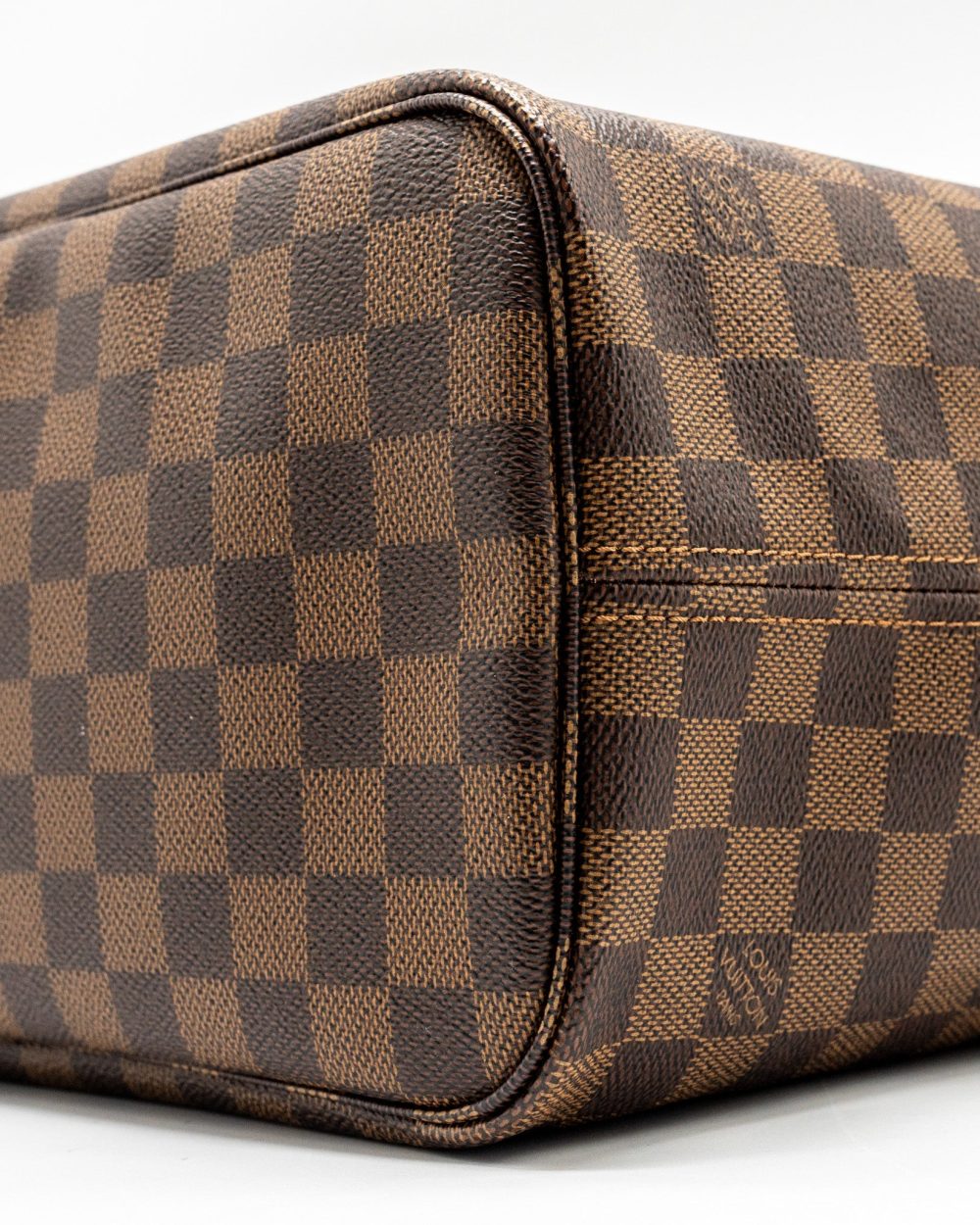 AAA Replica Louis Vuitton LV NEVERFULL MM DAMIER EBENE CANVAS GHW
