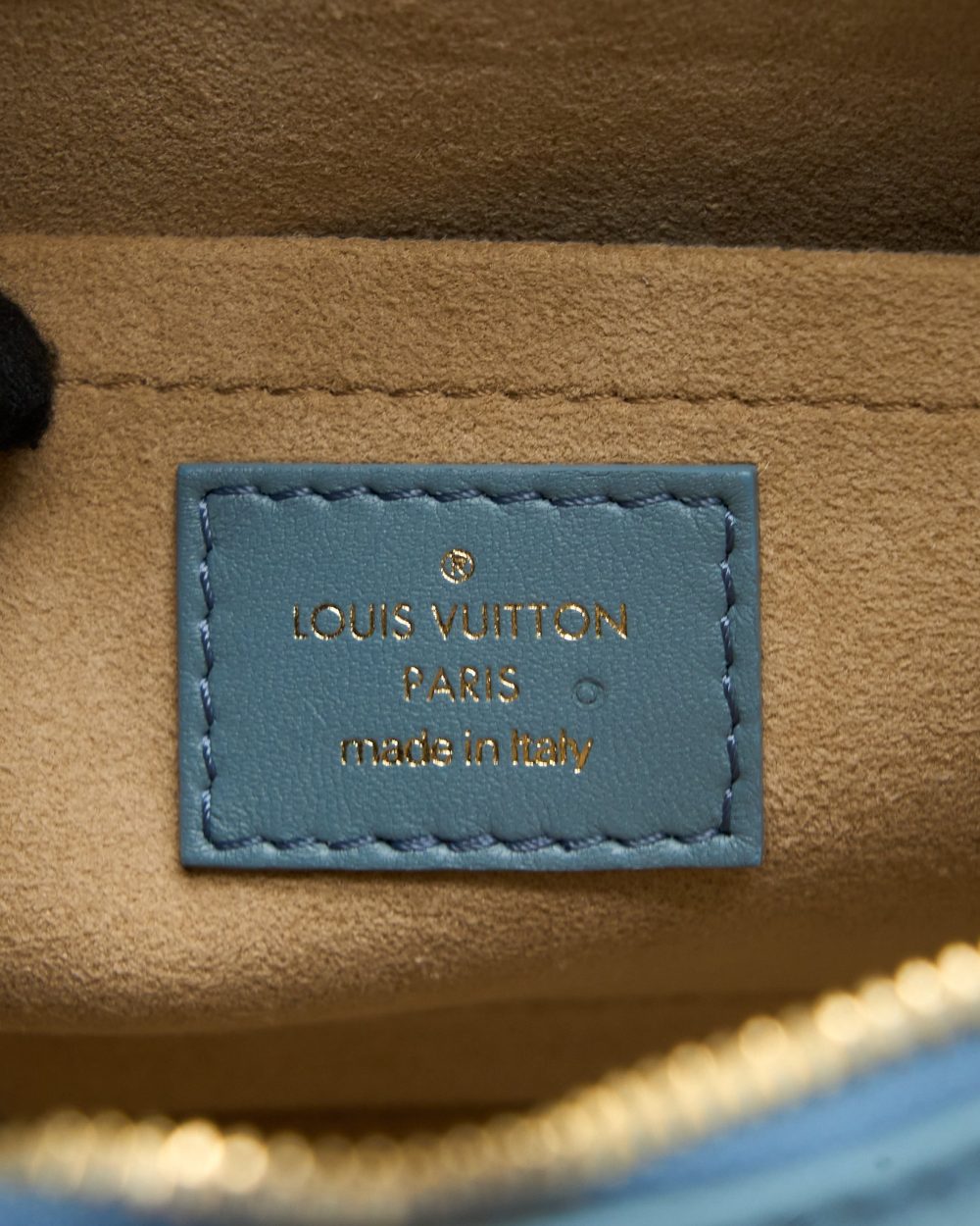 AAA Replica Louis Vuitton LV TROCA PM DAMIER QUILT LAMBSKIN LIGHT BLUE GHW (NEW VERSION)