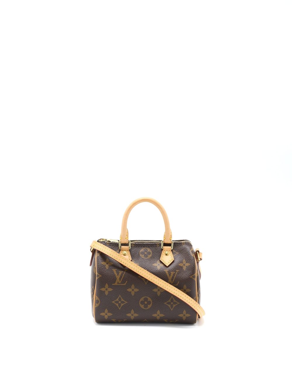 AAA Replica Louis Vuitton LV NANO SPEEDY MONOGRAM CANVAS GHW (OLD VERSION)