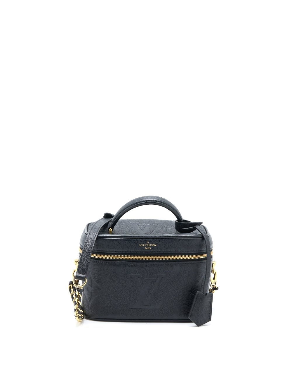 AAA Replica Louis Vuitton LV VANITY PM MONOGRAM EMPREINTE CALFSKIN BLACK GHW