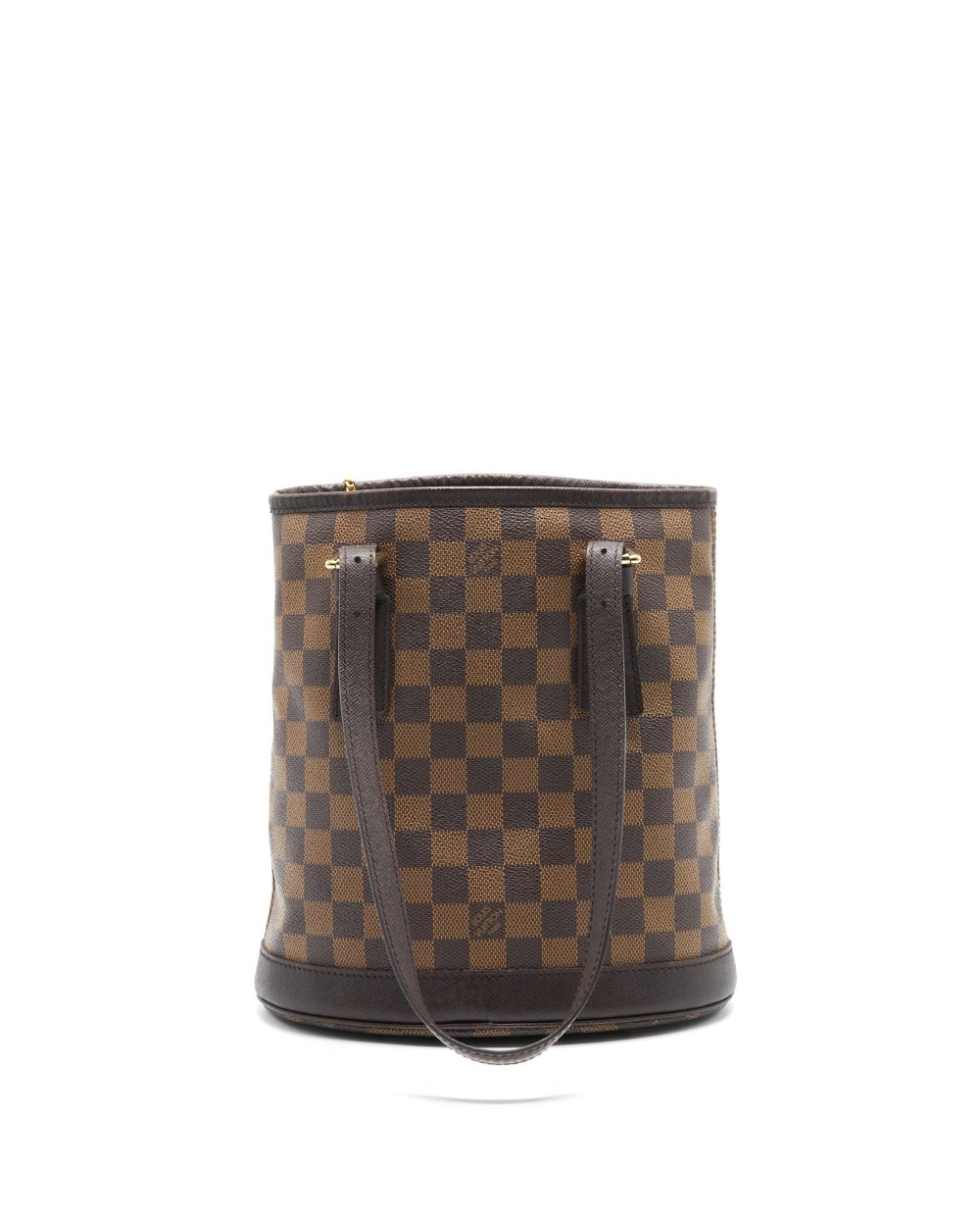 AAA Replica Louis Vuitton LV MARAIS DAMIER EBENE PETIT BUCKET BAG