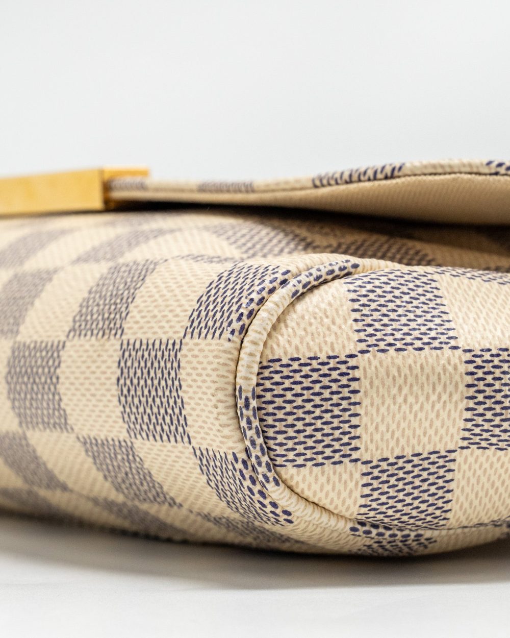 AAA Replica Louis Vuitton LV FAVORITE MM DAMIER AZUR CANVAS GHW