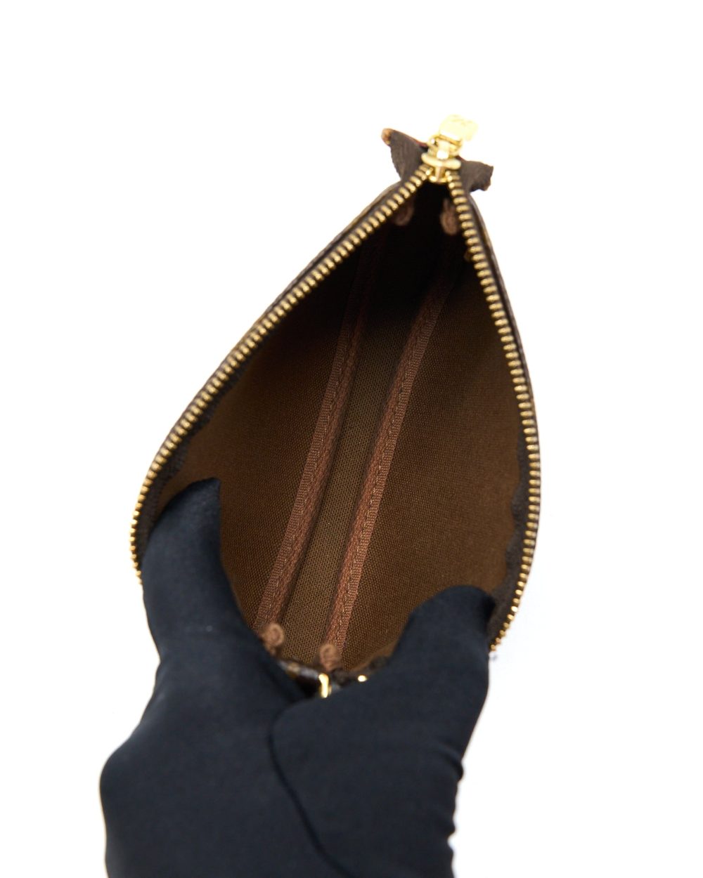 AAA Replica Louis Vuitton LV MINI POCHETTE ACCESSORIES MONOGRAM CANVAS GHW