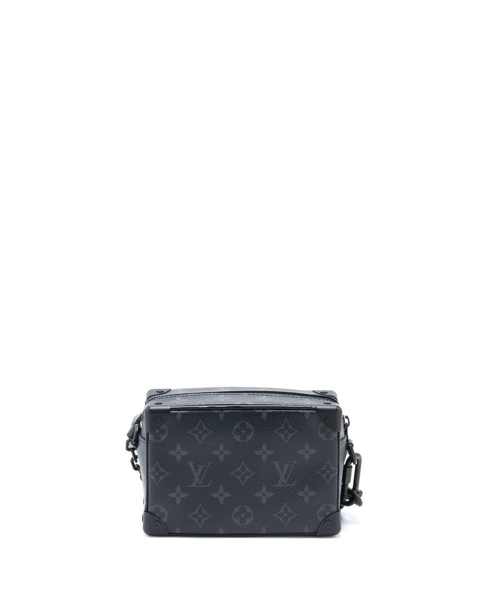 AAA Replica Louis Vuitton LV MINI SOFT TRUNK MONOGRAM ECLIPSE CANVAS BLACK HARDWARE